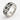Oxidised Geometric Sterling Silver Band