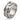 Single Row Polished .925 Sterling Silver Band