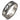 Geometric Oxidised .925 Silver Band