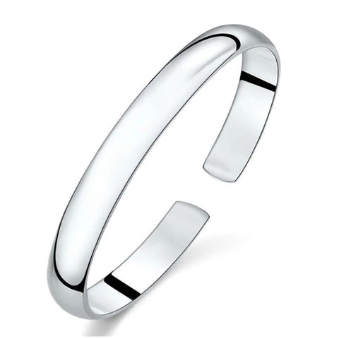 Expandable Silver Bangle UQBing Official Store