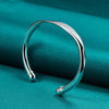 925 Sterling Silver Double Bead Cuff DOTEFFIL
