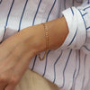 Gold 6mm Figaro Bracelet LELE Bag Store