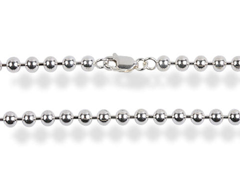 Sterling Silver Ball Chain 450mm 1.50mm Silver925 Store