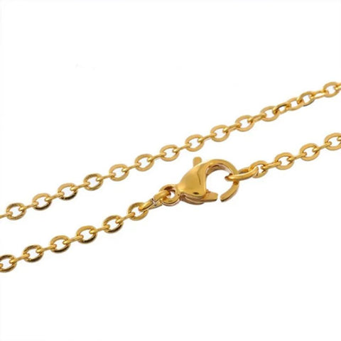 Gold O-Chain Necklace width 1.8mm SaleWendy Store