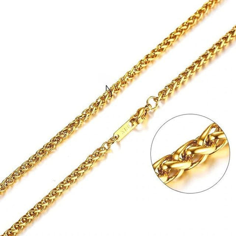 Gold Palma Chain Necklace Chain