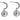 .925 Silver Earrings - Pearl Ball Hoop Studs Budhi Ayu