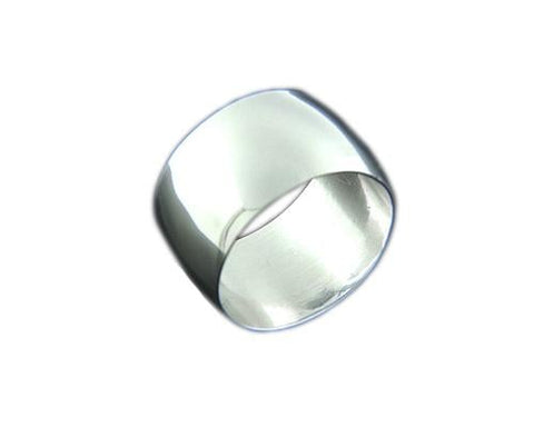 Sterling Silver Wedding Band - 12 mm