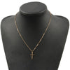 Gold Cross on 18” adjustable necklace SUMENG