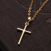 Gold Cross on 18” adjustable necklace SUMENG
