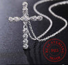Genuine Silver CZ Cross Pendant on 18” Silver Chain Shop716398 Store