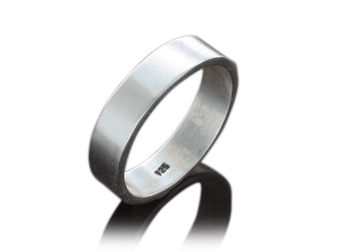 .925 Sterling Silver Band - Width 5 mm