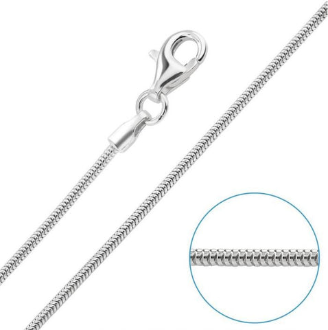 Sterling Silver Snake Chain Doteffil