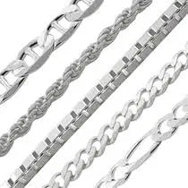 Silver chain jewellery