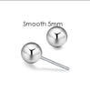 .925 Silver Earrings - Ball Studs TA