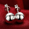 .925 Silver Earrings - Ball Studs TA