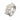 .925 Sterling Silver Ring - 8 Ball Three Wire