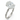 Cubic Zirconia Band & Stone Sterling Silver Ring