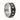 .925 Sterling Silver - Oxidised Diamond Silver Band