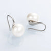 Korean Fashion Freshwater Pearl Hook Drop Earrings for Women Natural Stone Bridal Wedding Jewelry Accessories Pendientes Mujer Wholesale Silver Jewellery