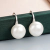 Korean Fashion Freshwater Pearl Hook Drop Earrings for Women Natural Stone Bridal Wedding Jewelry Accessories Pendientes Mujer Wholesale Silver Jewellery