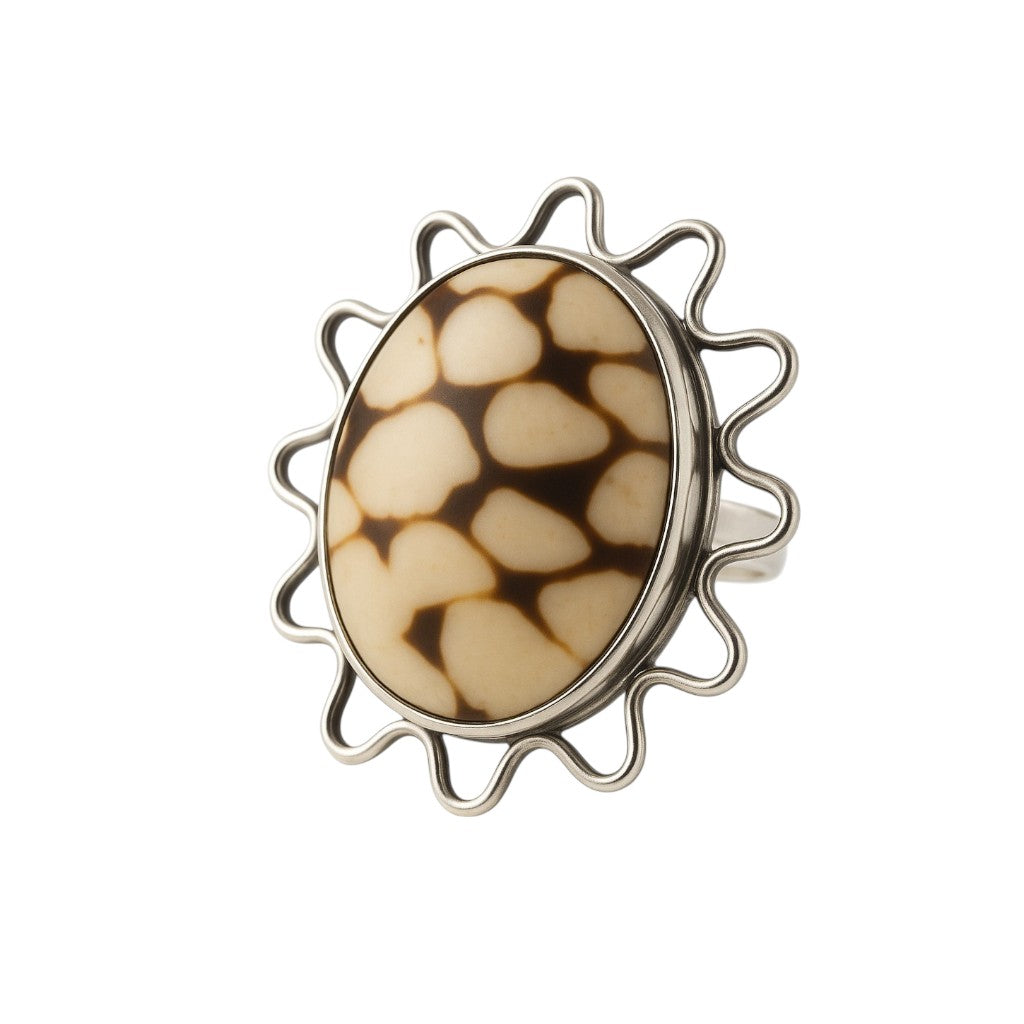 .925 Sterling Silver and Shell Ring – Wholesale Silver Jewellery