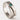.925 Genuine Silver Cantilever Topaz Ring