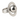 Genuine .925 Silver Ball and Loop Ring
