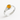 Round Citrine .925 Silver Ring