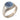 .925 Sterling Silver Sodalite Signet Ring