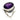 Amethyst Oval Large Sterling Silver Ring