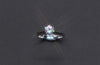 Silver Engagement Ring with Genuine 2 Carat AAA Cubic Zirconia