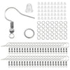 100/300pcs Hypoallergenic Earring Hook Kit with Jump Rings & Back stopper
