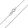 2.0mm Silver Refined Curb Chain Necklace