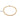 Gold Curb 3mm Bracelet VNOX
