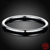 925 Sterling Silver Round Smooth Bangle