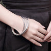 Sterling Silver Bangle - Triple Loops