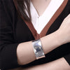 Silver Bangle Bracelets Smooth Open Cuff