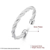 925 Silver Mesh Wide Braided Bangle/Cuff