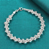 925 Sterling Silver Full Grape Beads Chain Bracelet