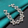 925 Sterling Silver Full Grape Beads Chain Bracelet