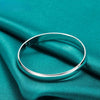 925 Sterling Silver Opening 8mm Smooth Bangle Doteffil