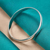 925 Sterling Silver Opening 8mm Smooth Bangle Doteffil