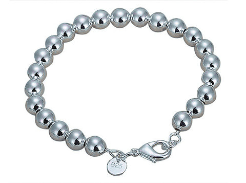 .925 Sterling Silver Ball Bracelet