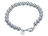 .925 Sterling Silver Ball Bracelet GINSTONELATE2