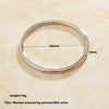 Silver Bangle 4 mm Sommar