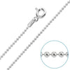 Sterling Silver Ball Chain 450mm 1.50mm