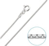 Sterling Silver Box Chain Necklace