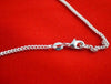 2.0mm Silver Refined Curb Chain Necklace