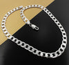 Sterling Silver Refined Curb Chain Width 8.0 mm