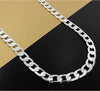 Sterling Silver Refined Curb Chain Width 8.0 mm
